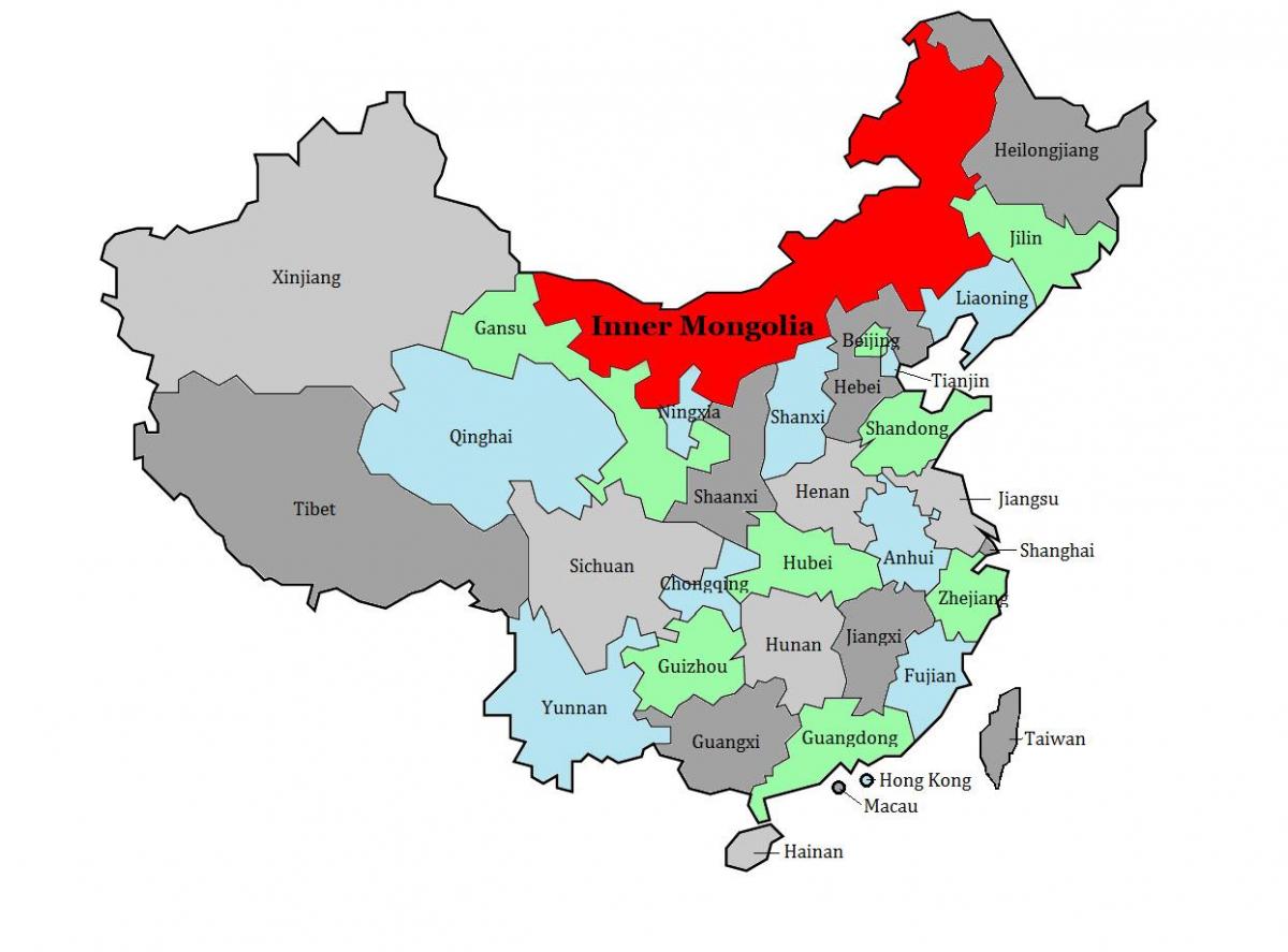 ਨਕਸ਼ਾ ਦੇ ਮੰਗੋਲੀਆ ਖੇਤਰ